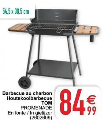 Barbecue au charbon houtskoolbarbecue tom promenade