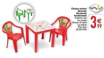 Cora Chaise enfant décorée versierde kinderstoel aanbieding