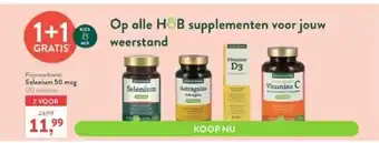 Holland & Barrett Selenium 50 mcg 120 tabletten aanbieding
