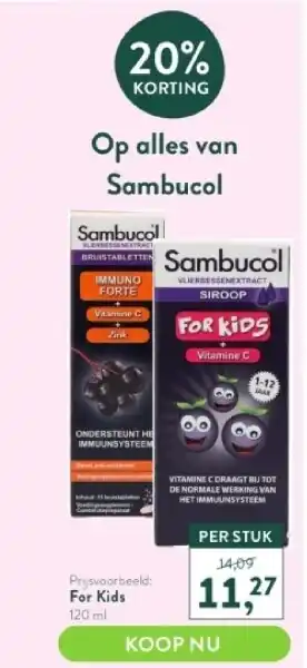 Holland & Barrett For kids 120 ml aanbieding