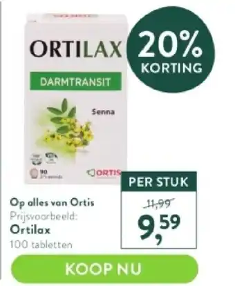 Holland & Barrett Ortilax 100 tabletten aanbieding