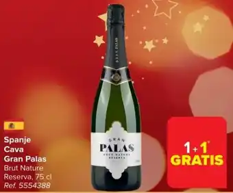 Carrefour Spanje cava gran palas aanbieding