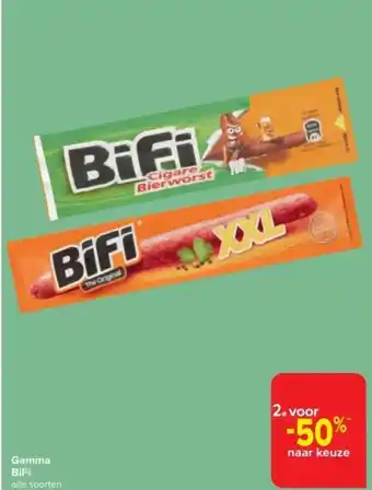 Carrefour Gamma bifi aanbieding