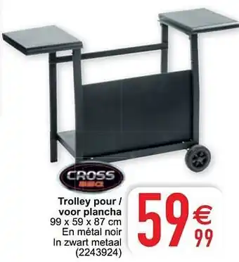 Cora Trolley pour - voor plancha aanbieding