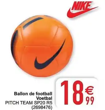 Ballon de football voetbal pitch team sp20 r5