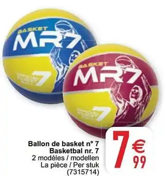 Ballon de basket n° 7 basketbal nr. 7