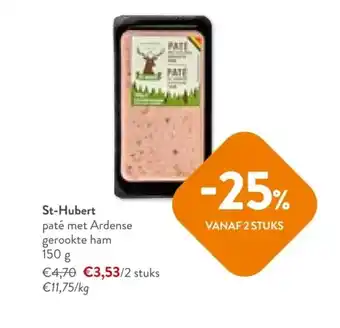 OKay St-hubert paté met ardense gerookte ham 150 g aanbieding