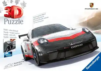 Ravensburger porsche 911 gt3 cup - 3d puzzel