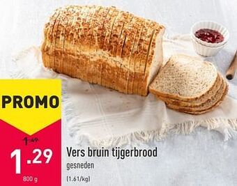 ALDI Vers bruin tijgerbrood aanbieding