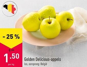 ALDI Golden delicious-appels aanbieding