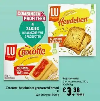 Delhaize Lu cracotte tarwe aanbieding