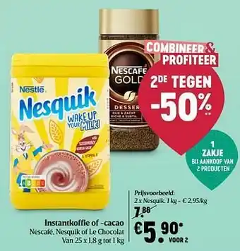 Delhaize Cacao nesquik aanbieding