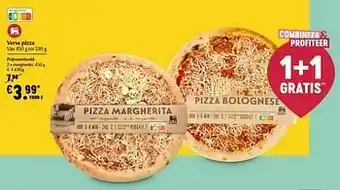 Delhaize Verse pizza margherita aanbieding