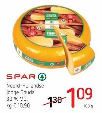 Spar Colruyt Noord-hollandse jonge gouda aanbieding