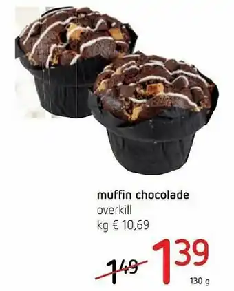 Spar Colruyt Muffin chocolade aanbieding