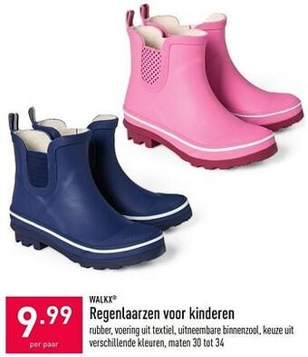ALDI Regenlaarzen voor kinderen aanbieding