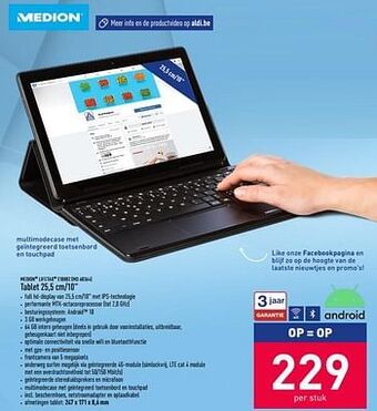 Medion lifetab e10802 (md 60364) tablet 25,5 cm-10``