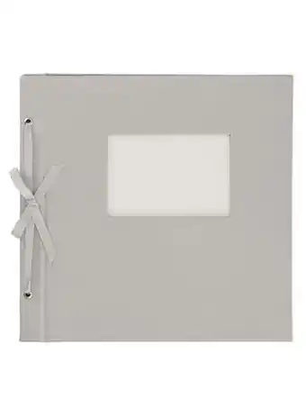 HEMA HEMA Fotoalbum Met Venster 29x26.5 Zilver aanbieding