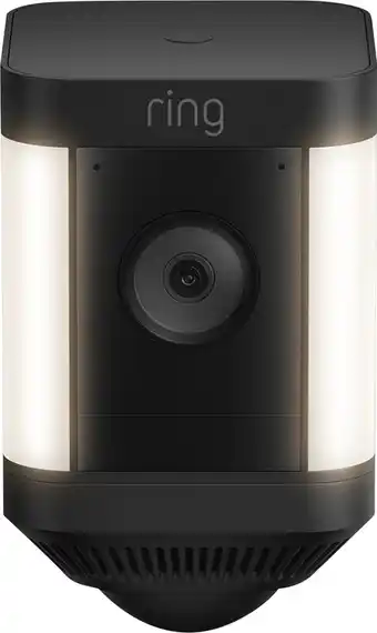 Coolblue Ring spotlight cam plus - battery - zwart - 3-pack aanbieding