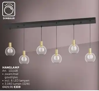 Zelfbouwmarkt HANGLAMP aanbieding