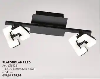 Zelfbouwmarkt PLAFONDLAMP LED 34 cm aanbieding