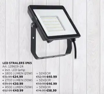 Zelfbouwmarkt LED STRALERS IP65 aanbieding
