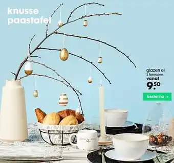 HEMA Glazen ei aanbieding