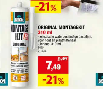 Hubo ORIGINAL MONTAGEKIT 310 ml aanbieding