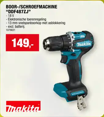 Hubo BOOR-/SCHROEFMACHINE "DDF487ZJ" aanbieding