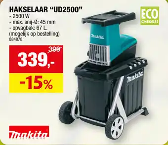 Hubo HAKSELAAR "UD2500" aanbieding