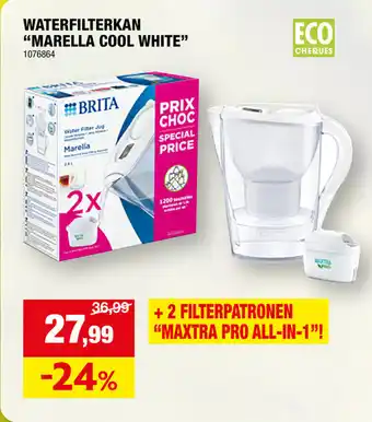 Hubo WATERFILTERKAN "MARELLA COOL WHITE" aanbieding