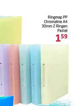 Vavantas Ringmap Pp Chromaline A4 30mm 2 Ringen aanbieding