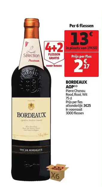 Auchan Bordeaux Aop Pierre Chanau aanbieding