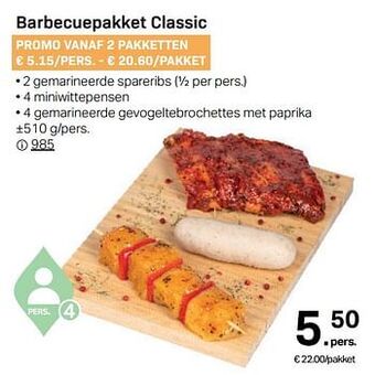 Buurtslagers Barbecuepakket classic aanbieding