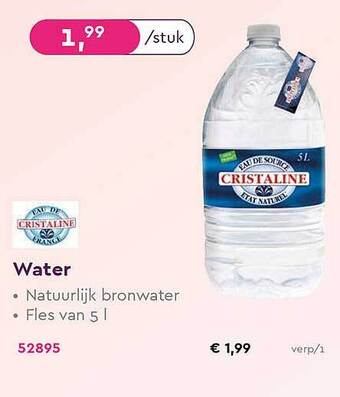 Cristaline Water
