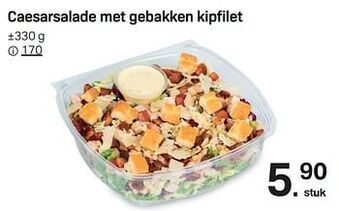 Buurtslagers Caesarsalade met gebakken kipfilet aanbieding