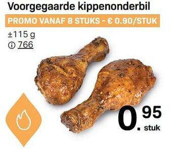 Buurtslagers Voorgegaarde kippenonderbil aanbieding