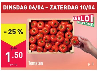 ALDI Tomaten aanbieding