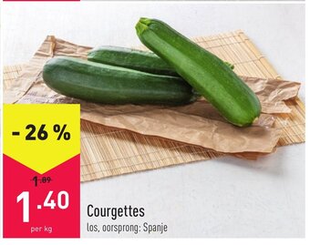 ALDI Courgettes aanbieding