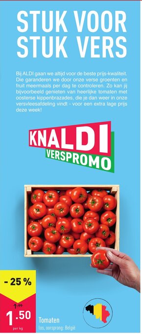 ALDI Tomaten aanbieding