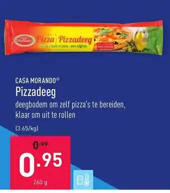 ALDI Casa Morando Pizzadeeg aanbieding