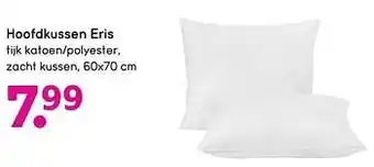 Leen Bakker Hoofdkussen eris 60x70 cm aanbieding