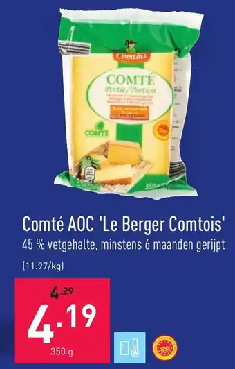 ALDI Comté AOC 'Le Berger Comtois' aanbieding