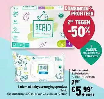 Bebio babydoekjes