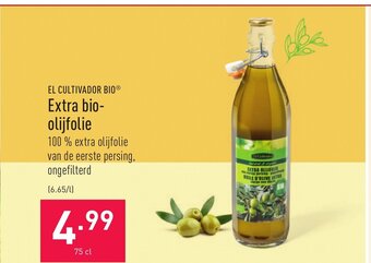ALDI El Cultivador Bio Extra bio-olijfolie aanbieding