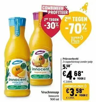 Innocent appelsiensap zonder pulp
