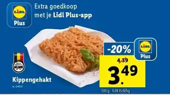 Lidl Kippengehakt aanbieding