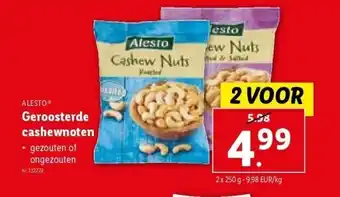 Geroosterde cashewnoten