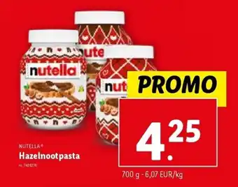 Lidl Hazelnootpasta aanbieding