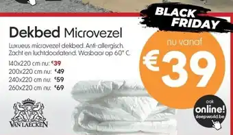Sleepworld Dekbed microvezel aanbieding